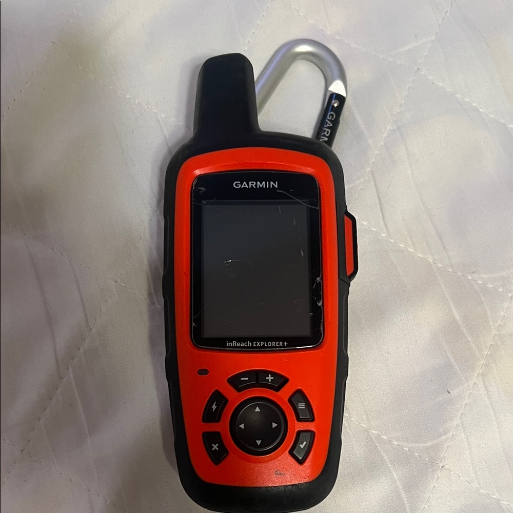 Garmin inReach Explorer+ GPS Device - Black and Red